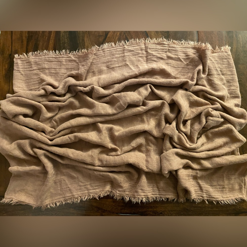 ✨Elegant Tan Infinity Scarf